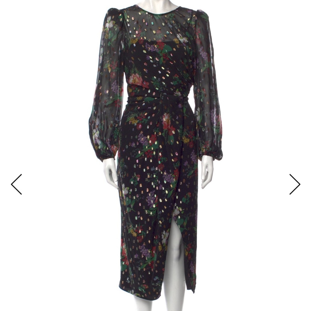 Amur Floral Black Dress